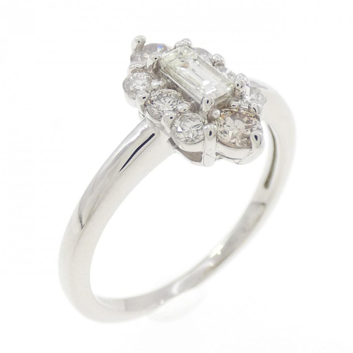 PT950 ダイヤモンド リング 0.51CT【中古】