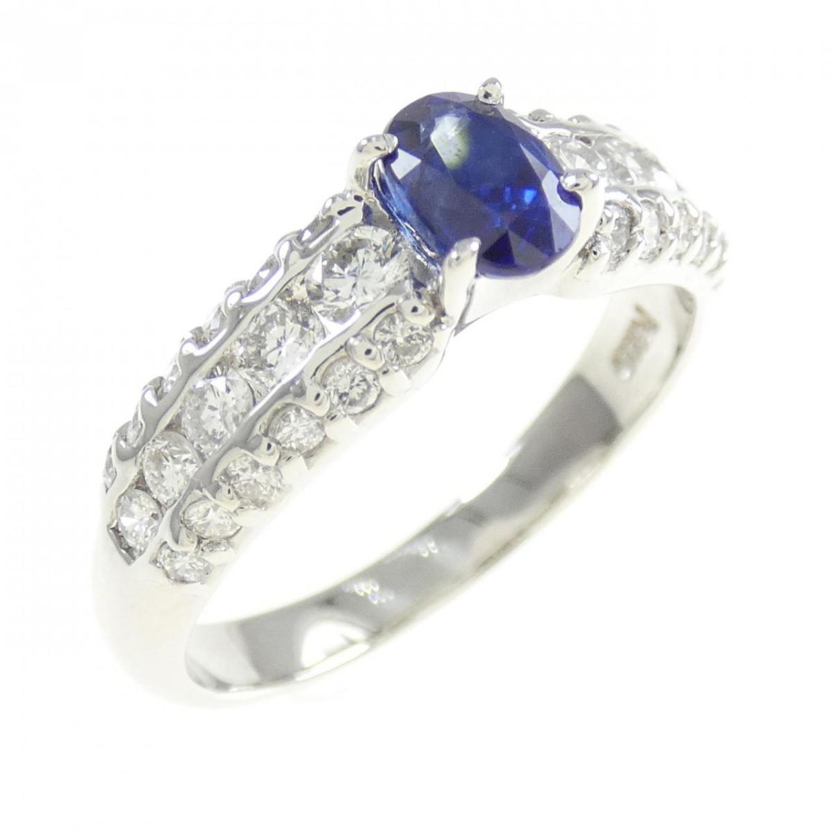 PT900 サファイヤ リング 0.56CT【中古】