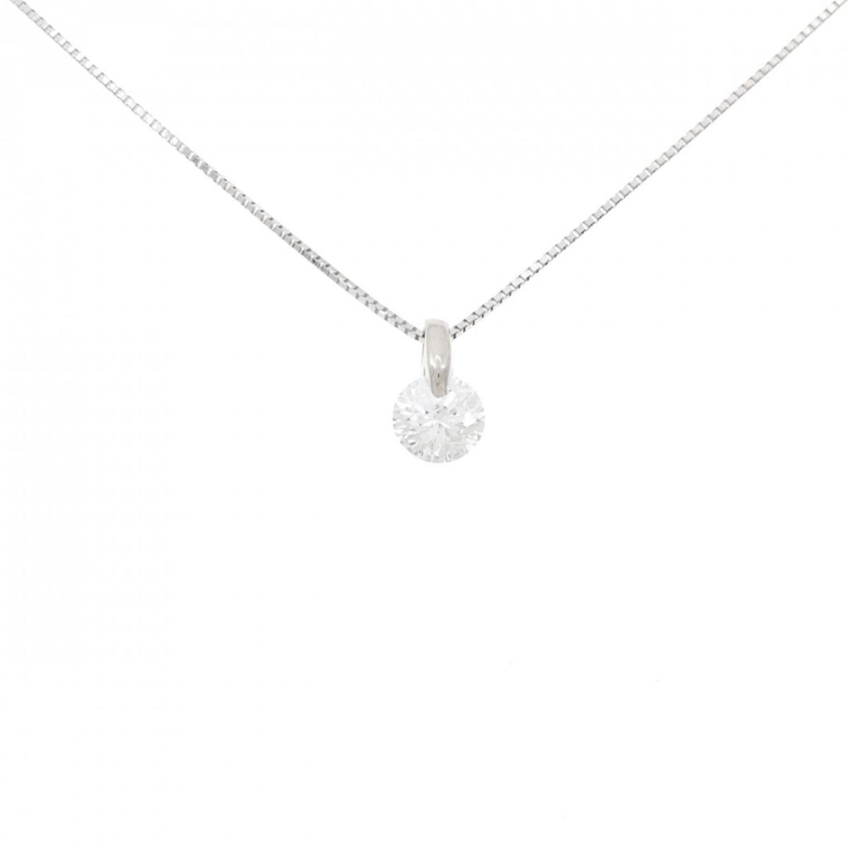 PT900/PT850 ソリティア ダイヤモンド ネックレス 0.72CT【中古】｜KOMEHYO ONLINESTORE 店