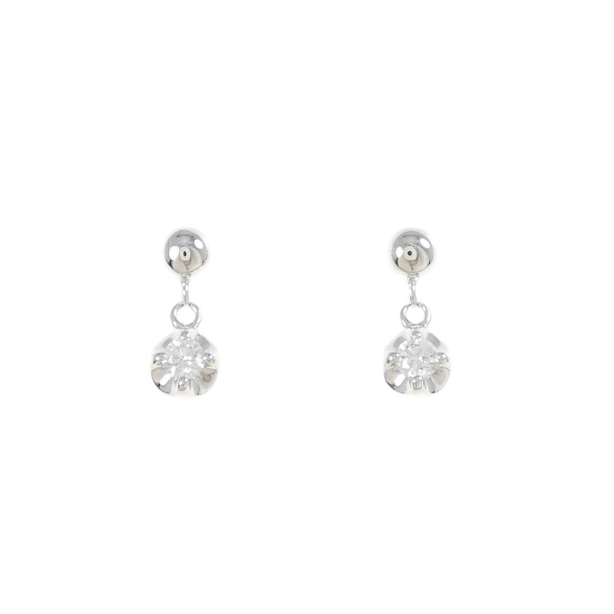 K18WG ダイヤモンド ピアス 0.20CT【中古】|KOMEHYO ONLINESTORE 店