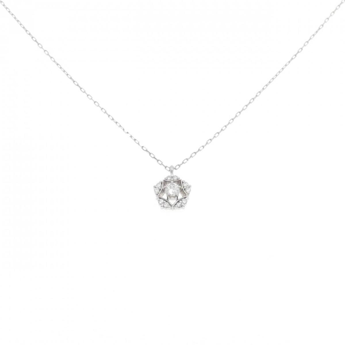 PT950/PT850 ダイヤモンド ネックレス 0.10CT【中古】｜KOMEHYO ONLINESTORE 店