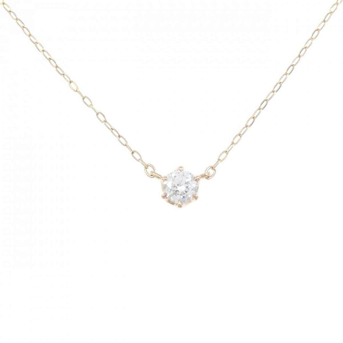 4゜C ダイヤモンド ネックレス 0.168CT【中古】