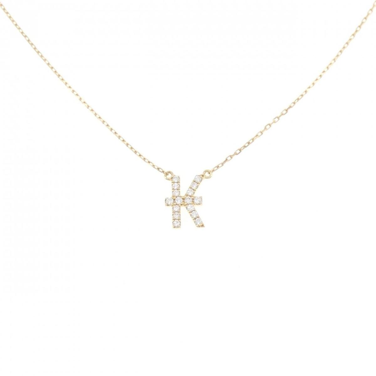 アーカー イニシャル ネックレス 0.06CT【中古】