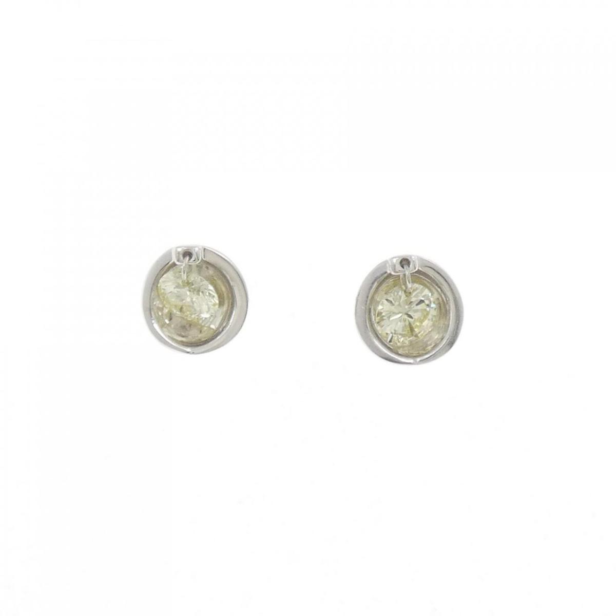 K18WG ダイヤモンド ピアス 0.372CT【中古】|KOMEHYO ONLINESTORE 店