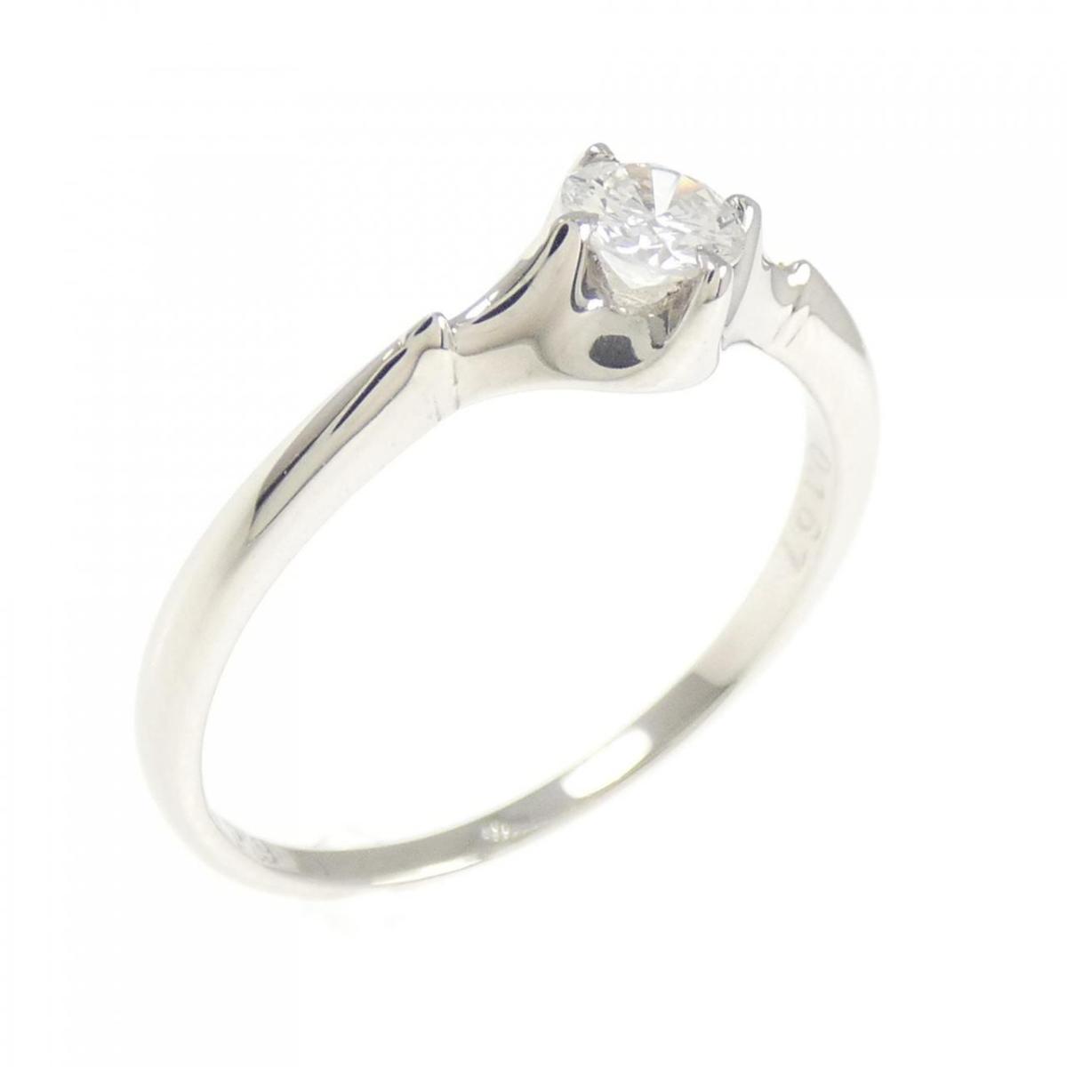 PT900 ソリティア ダイヤモンド リング 0.167CT【中古】|KOMEHYO ONLINESTORE 店