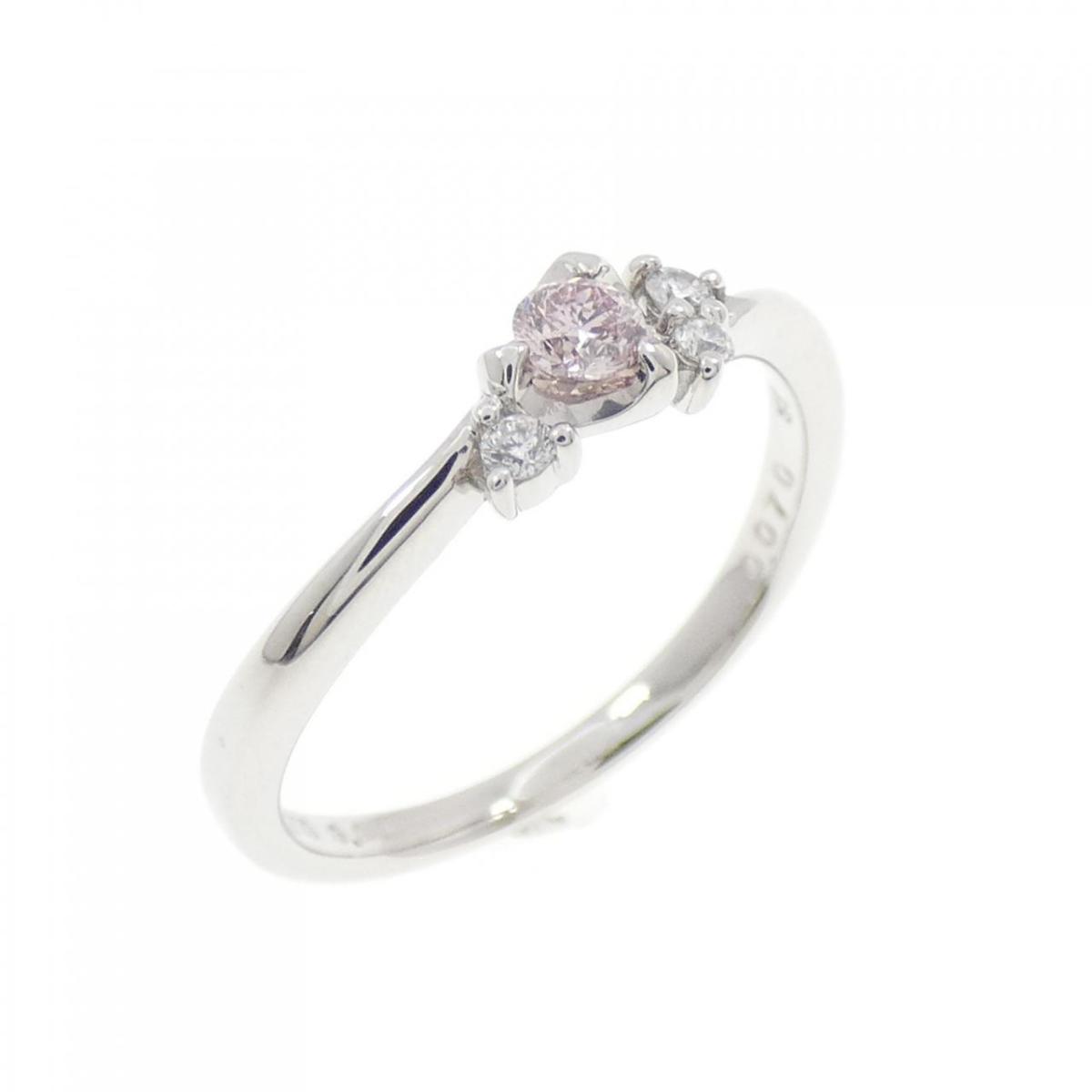 サマンサティアラ ピンクダイヤモンド リング 0.070CT【中古】