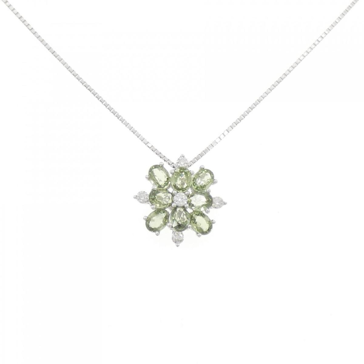 K18WG サファイヤ ネックレス 1.50CT【中古】