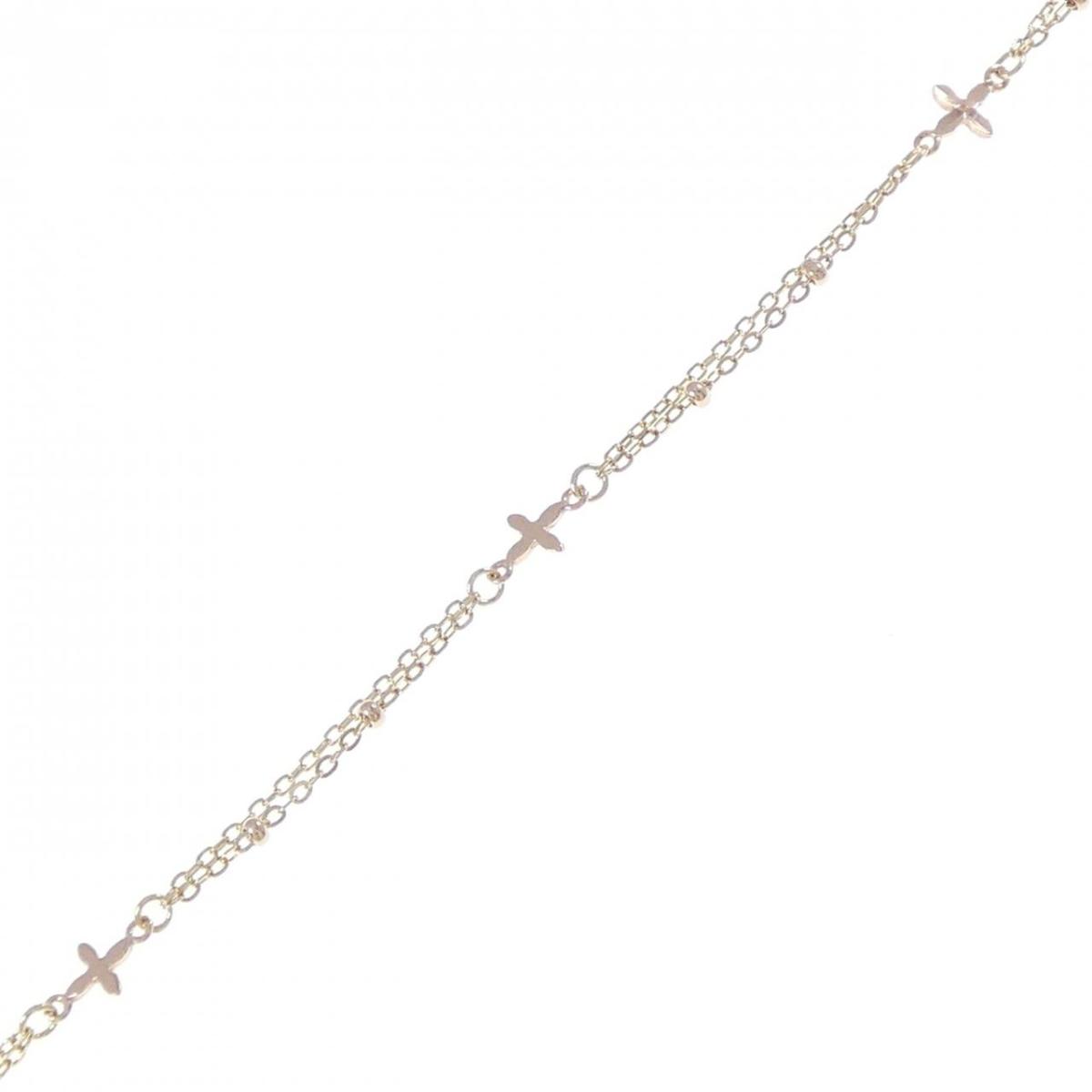 585YG/585PG クロス ブレスレット【中古】