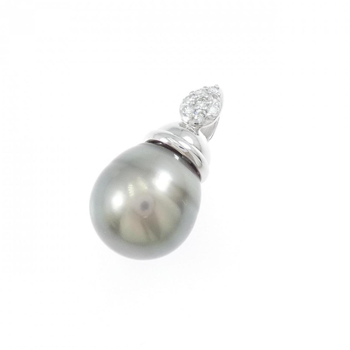 K14WG 黒蝶パール ペンダント【中古】|KOMEHYO ONLINESTORE 店
