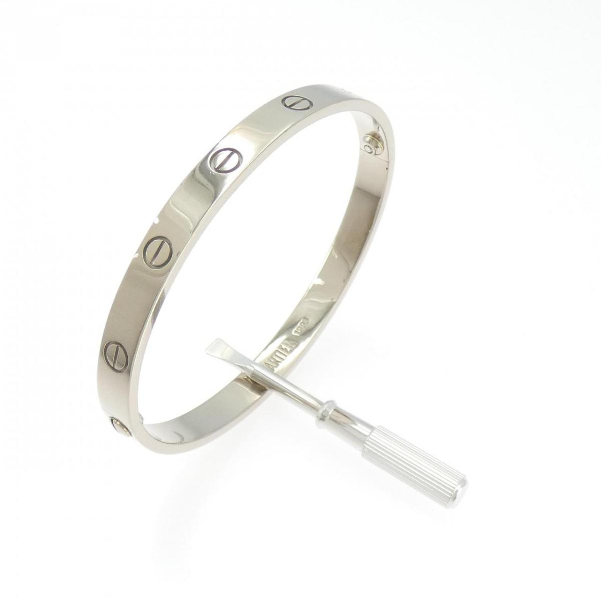 美品 カルティエ ラブブレス ブレスレットケース 空箱 現行品 リボン