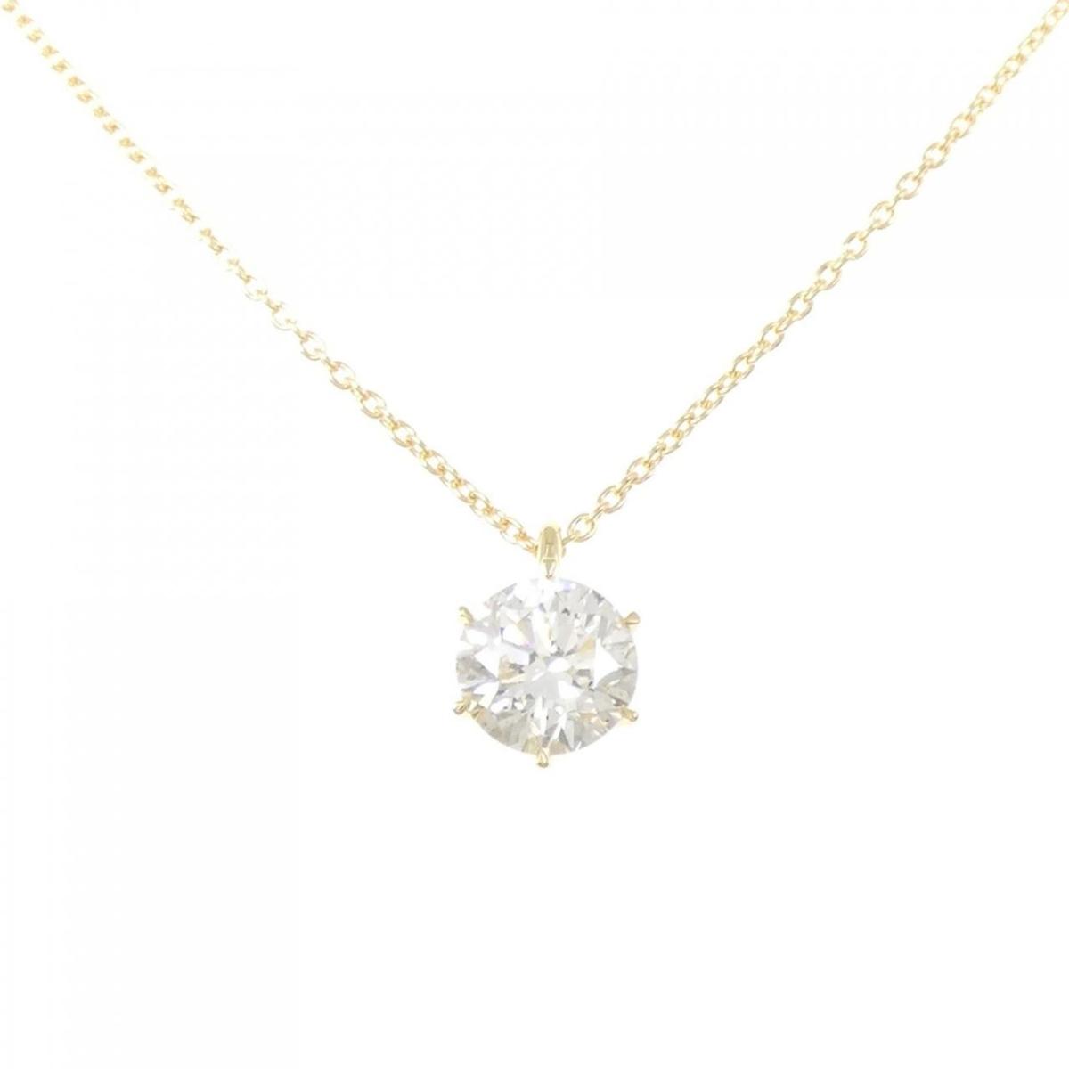 【リメイク】K18YG ダイヤモンド ネックレス 1.040CT G SI2 VG【中古】｜KOMEHYO ONLINESTORE 店
