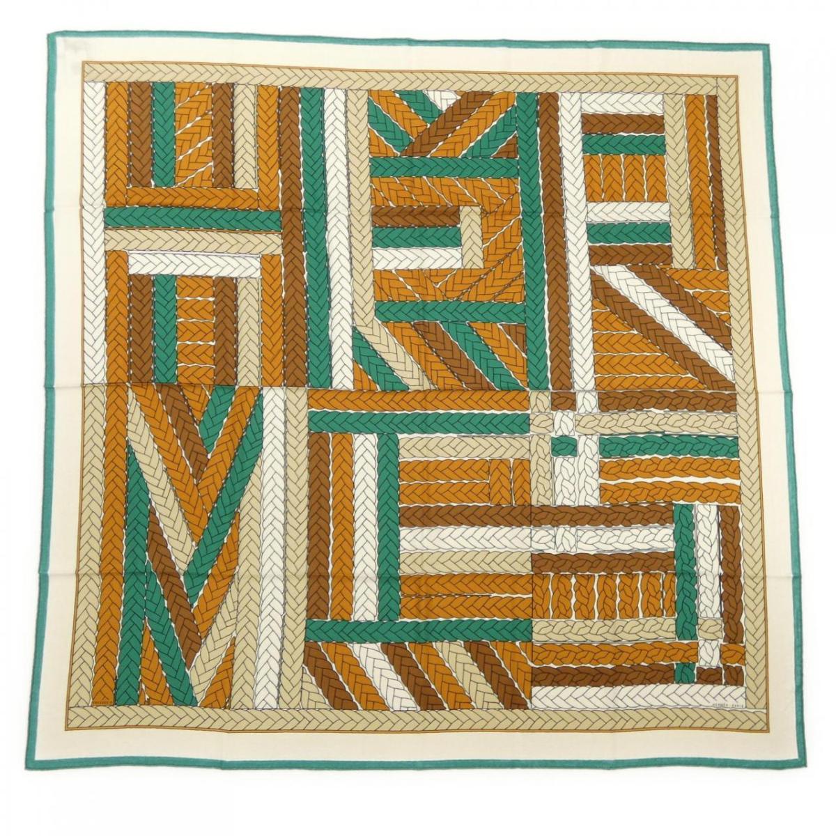 エルメス HERMES TRESSES H H243847S カレジェアン140 肩かけ【中古】