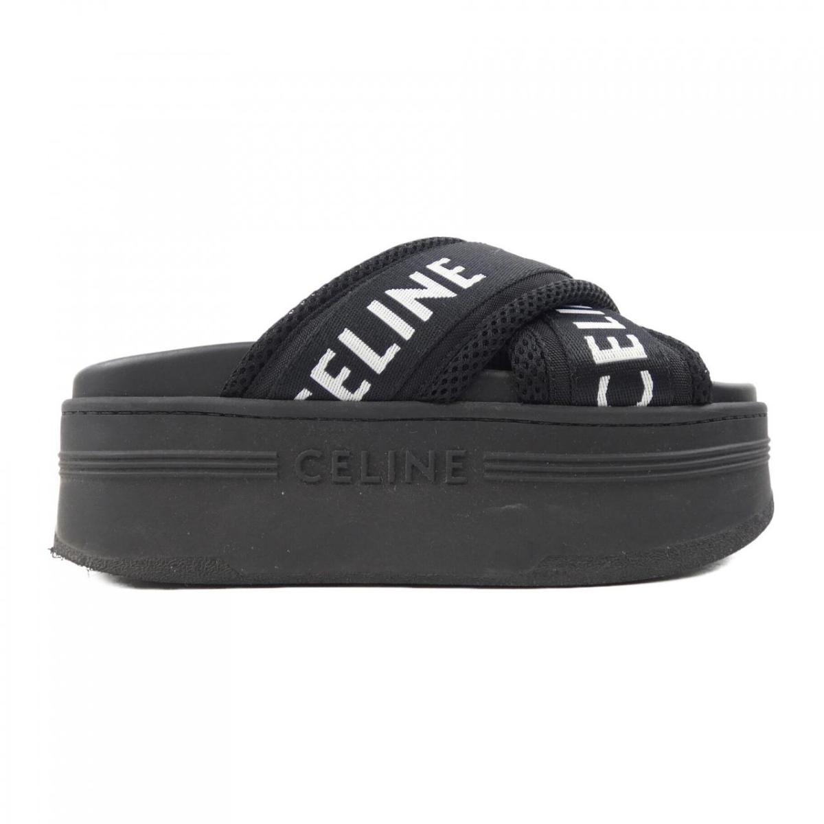 セリーヌ CELINE ブロックスライド 354412276C サンダル【中古】