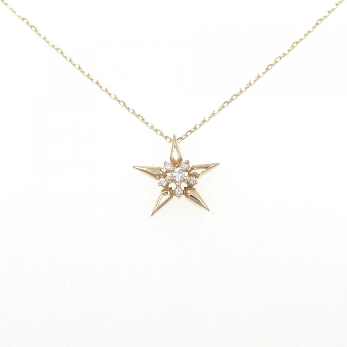 スタージュエリー スター ダイヤモンド ネックレス 0.02CT【中古】