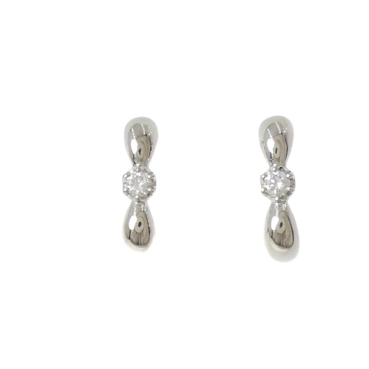 PT900 ダイヤモンド ピアス【中古】｜KOMEHYO ONLINESTORE 店 55,330円