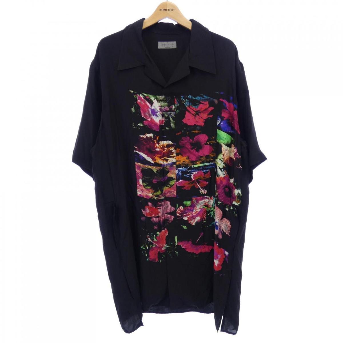 ヨウジヤマモトプールオム YOHJI YAMAMOTO POUR HOMME HG-B27-404 S／Sシャツ【中古】
