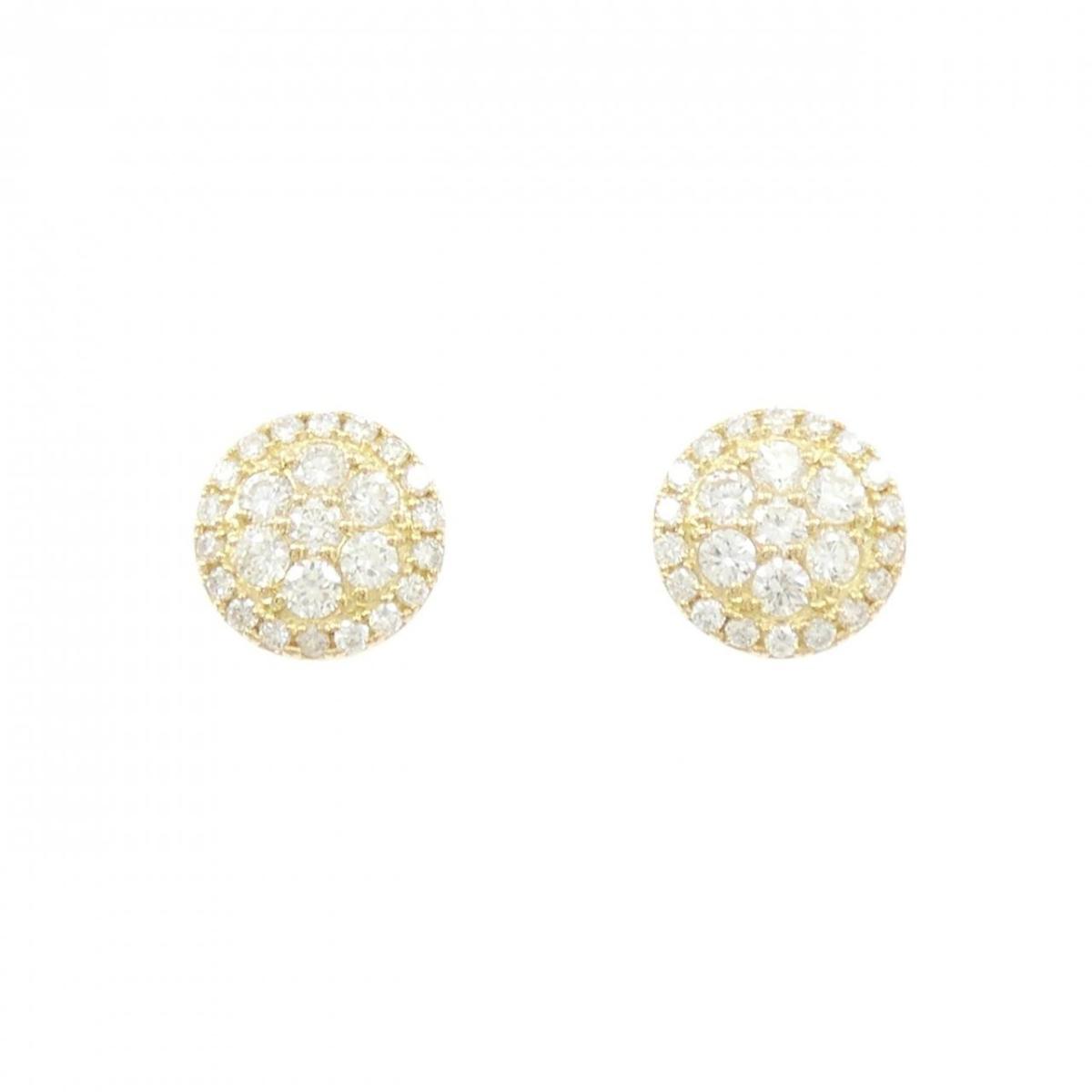 【リメイク】K18YG ダイヤモンド ピアス 0.60CT【中古】|KOMEHYO ONLINESTORE 店