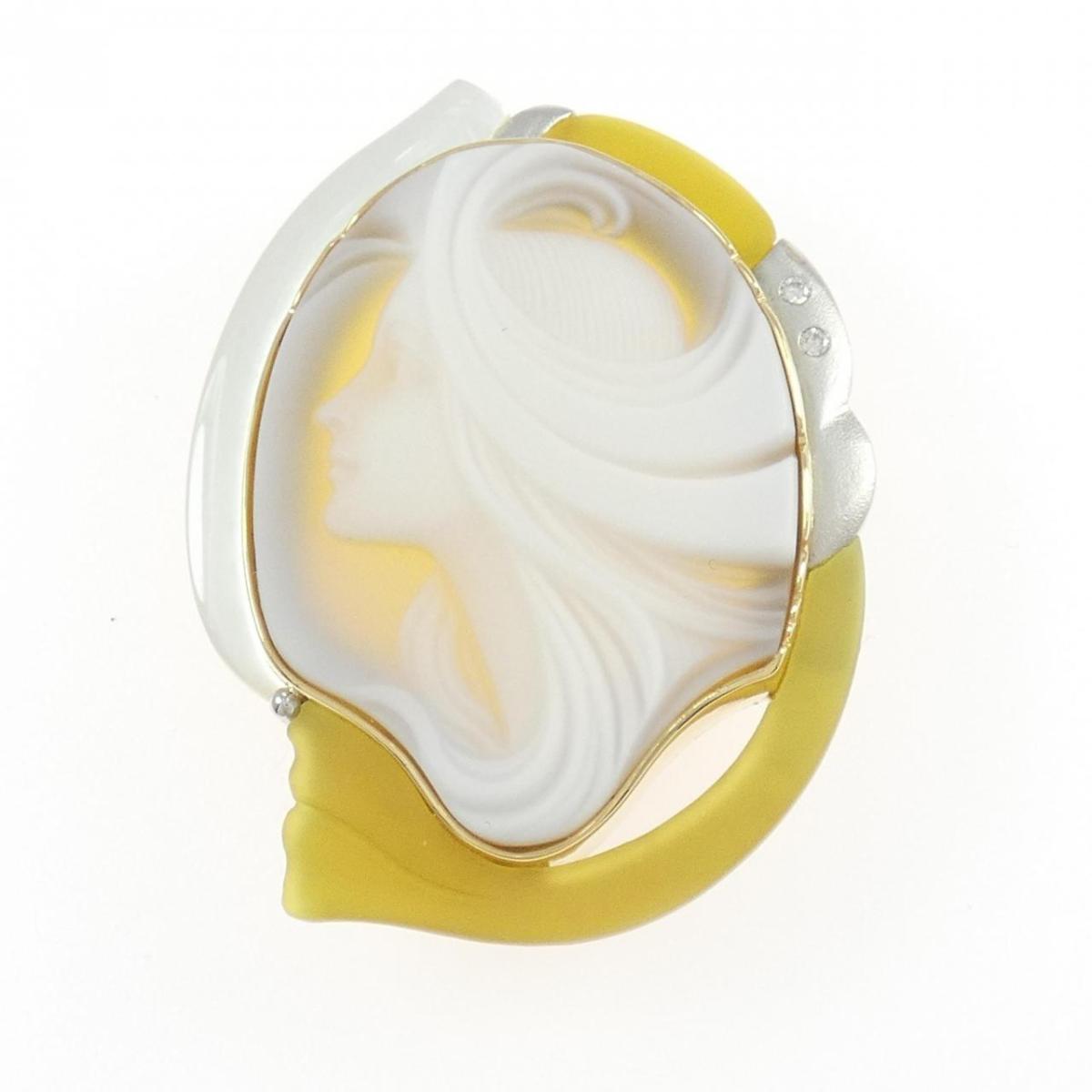 楽天市場】ロザリオ・メンネッラ ブローチ カメオ Rosario Mennella