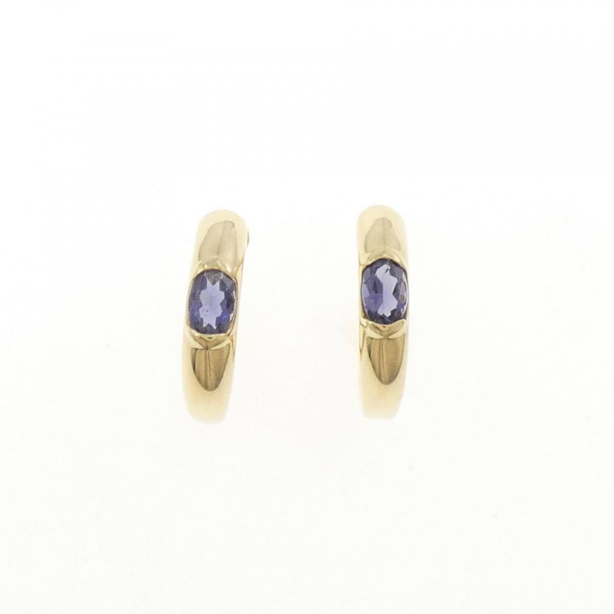 K18YG アイオライト ピアス【中古】｜KOMEHYO ONLINESTORE 店