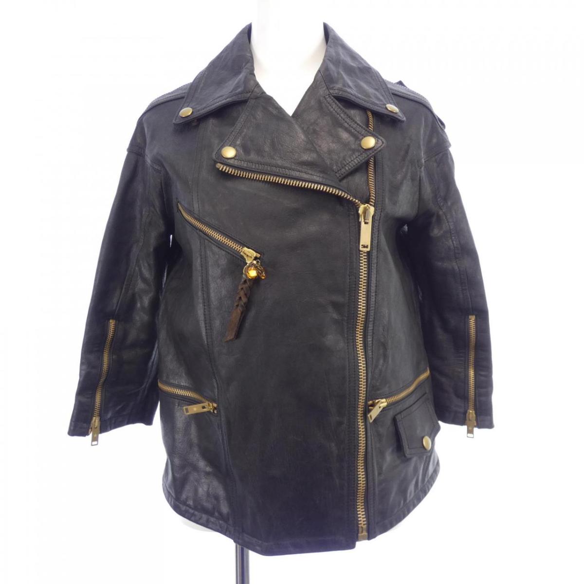 ゴールデングース GOLDEN GOOSE レザーライダースジャケット【中古】