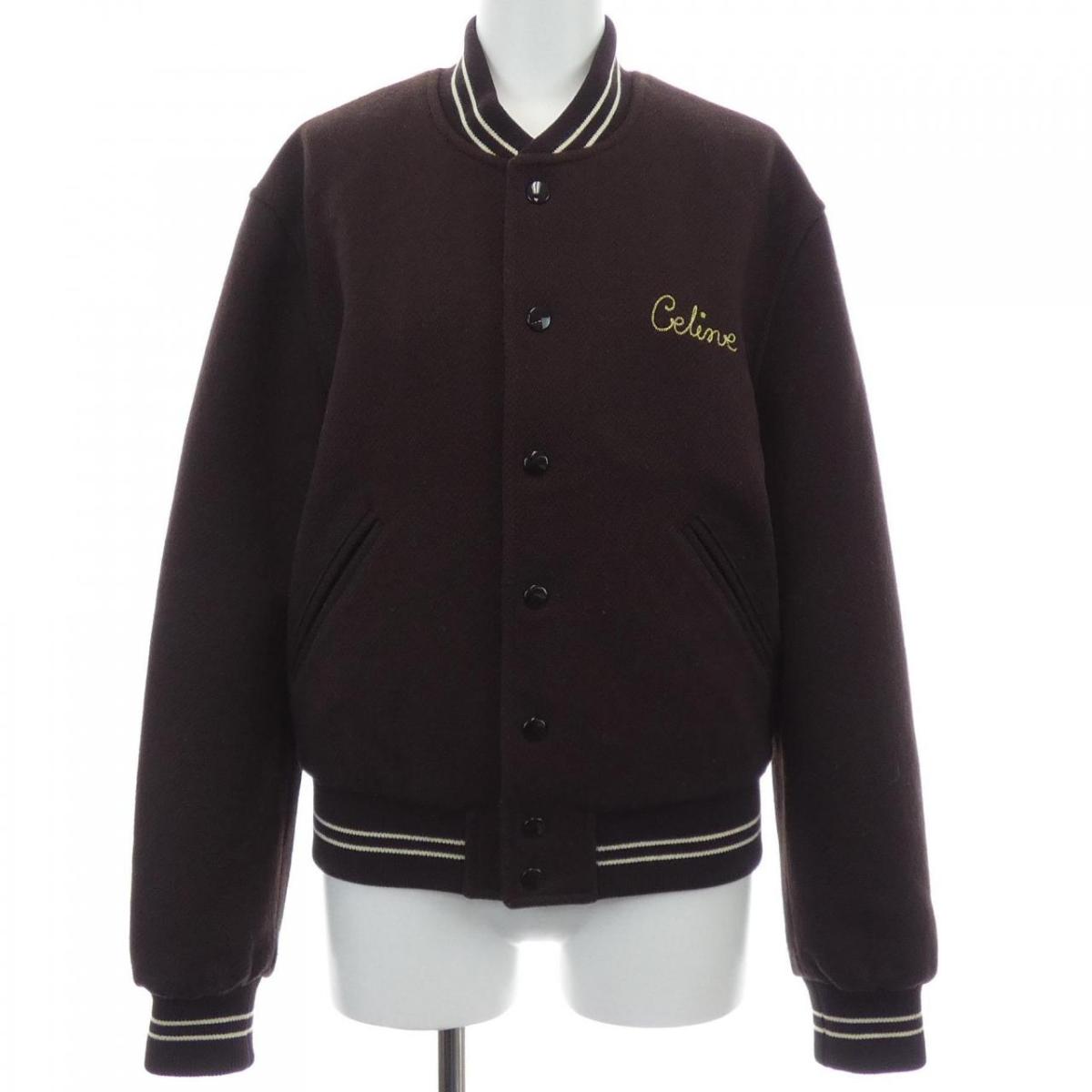 セリーヌ CELINE エンブロイダリーテディブルゾン 2V679896C 上衣【中古】
