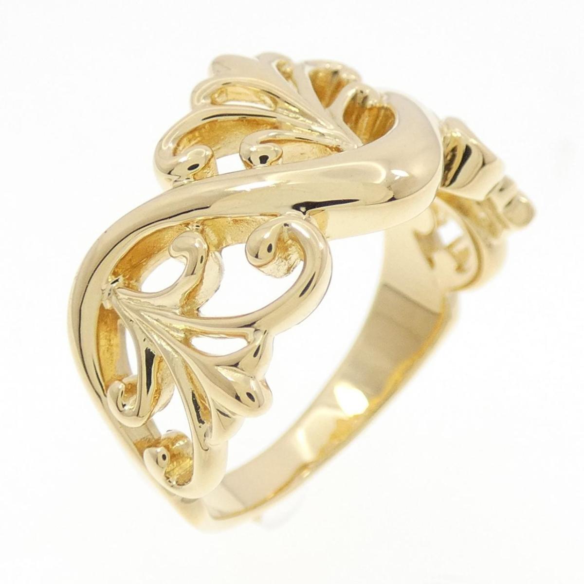 ミキモト K18YG リング【中古】