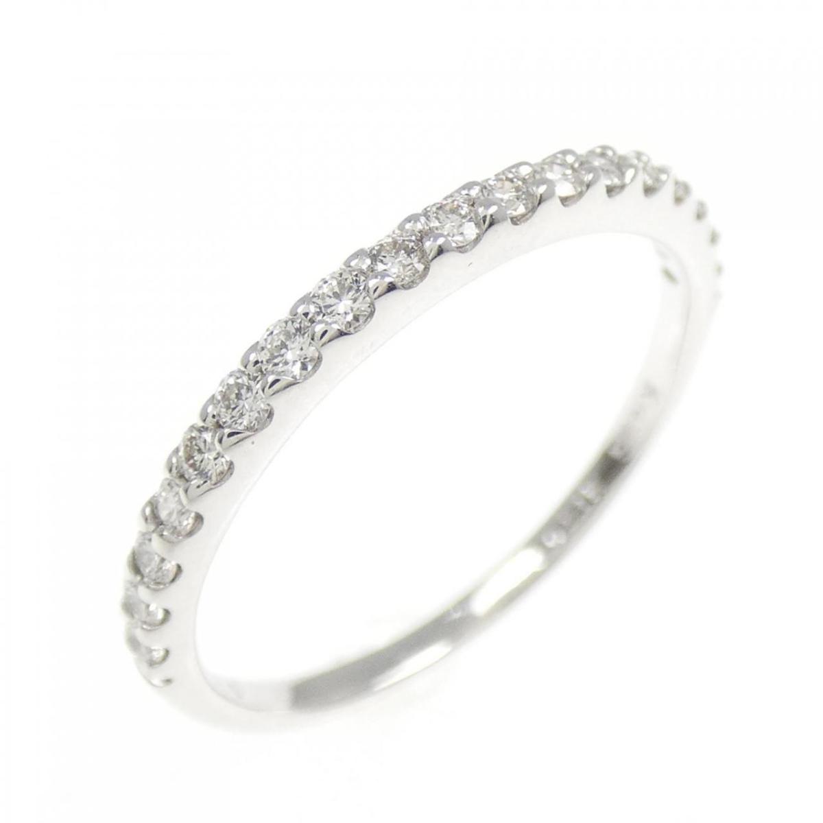 K14WG ダイヤモンド リング 0.18CT【中古】