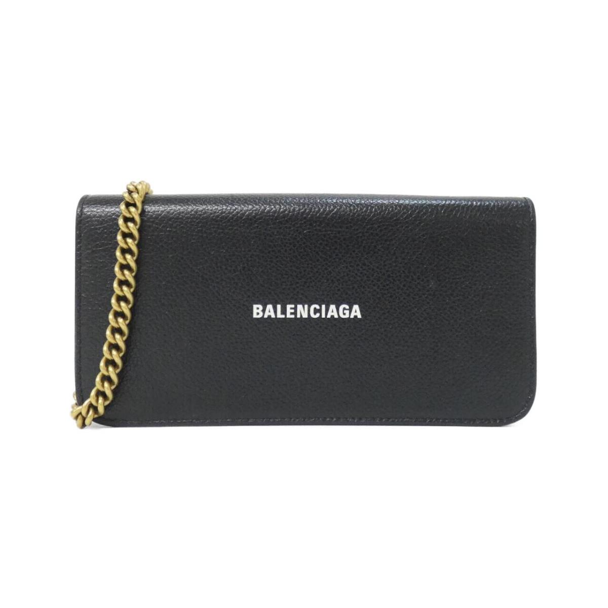 バレンシアガ 593784 1IZIM チェーンウォレット【中古】