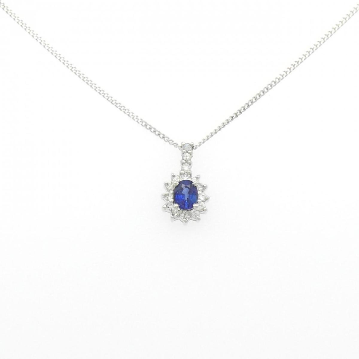 PT900/PT850 サファイヤ ネックレス 0.48CT【中古】|KOMEHYO ONLINESTORE 店