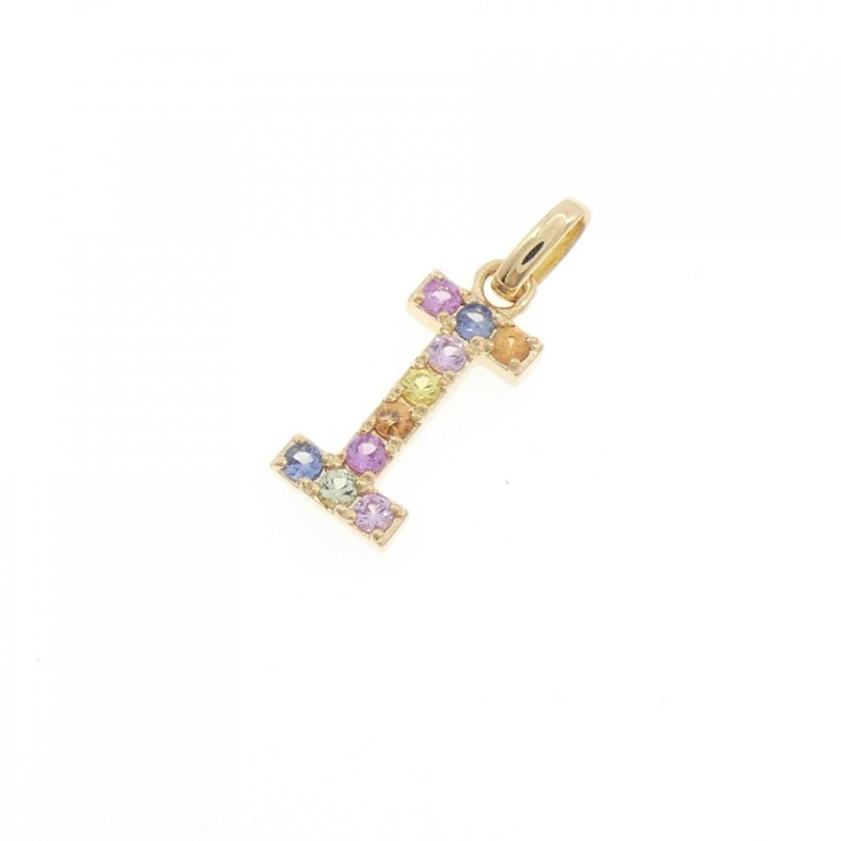 【新品】K18YG イニシャルI サファイヤ ペンダント 0.16CT【新品】｜KOMEHYO ONLINESTORE 店