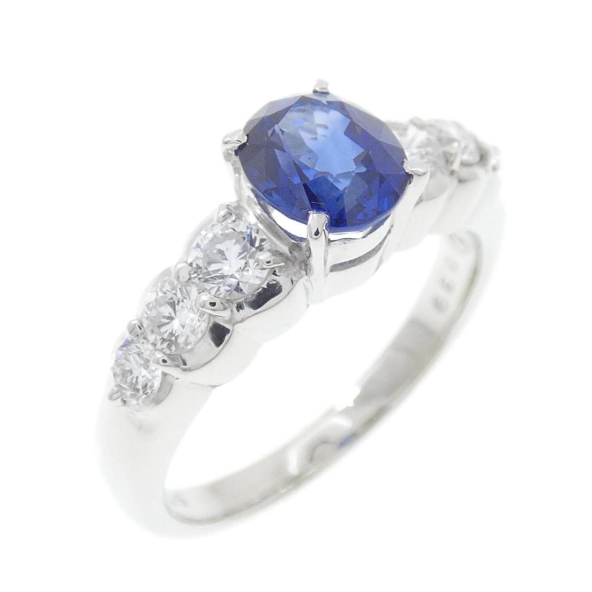PT900 サファイヤ リング 1.05CT【中古】