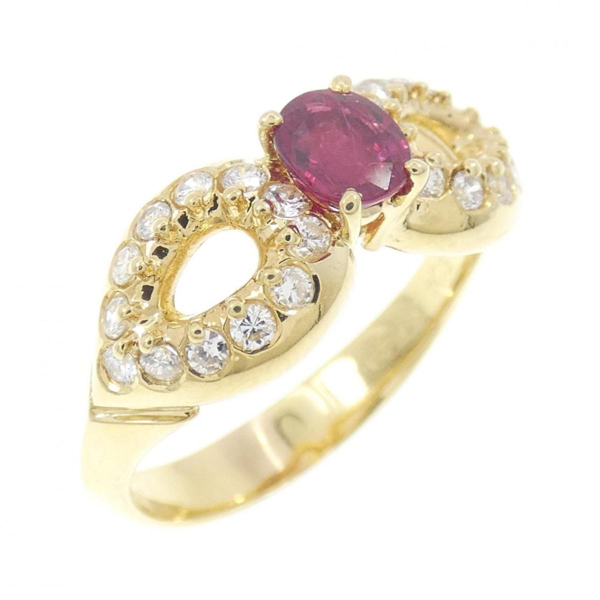 K18YG ルビー リング 0.504CT【中古】｜KOMEHYO ONLINESTORE 店