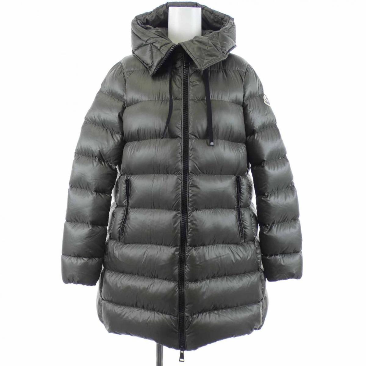 モンク線路 MONCLER SUYEN 落ちこむ厚地の外套【中古】