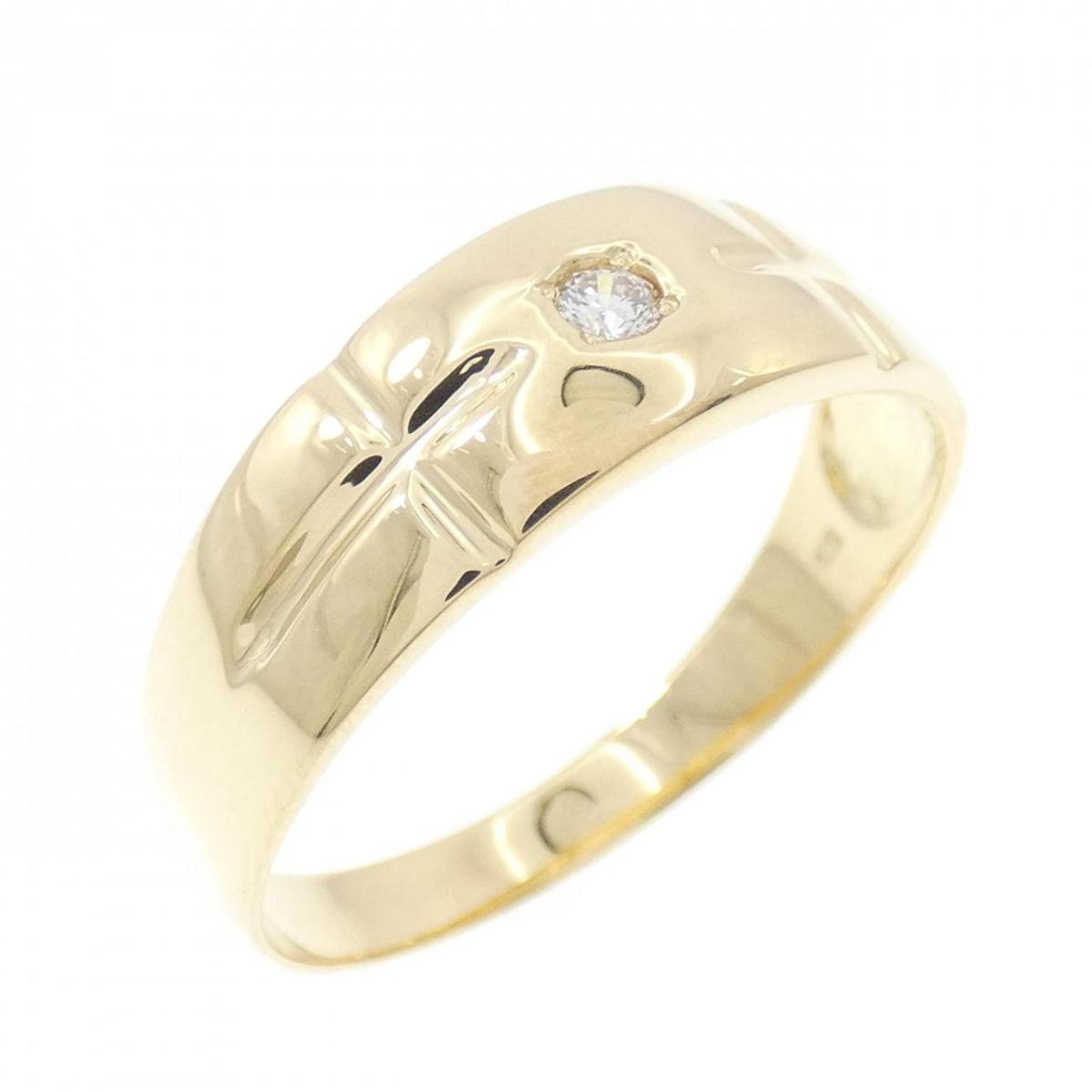 K18YG ダイヤモンド リング 0.05CT【中古】