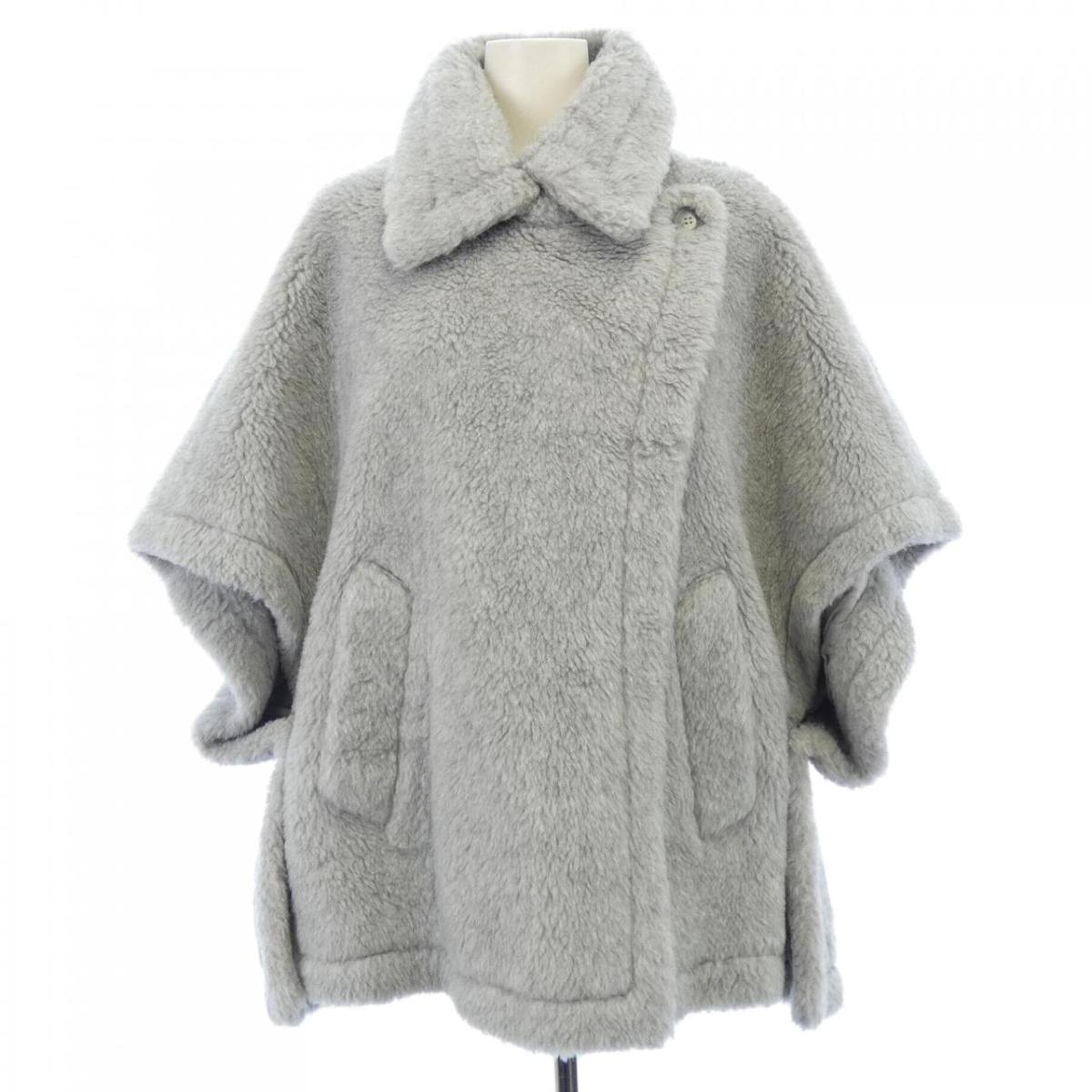 マックスマーラ Max Mara 473620 テディベア ケープ【中古】