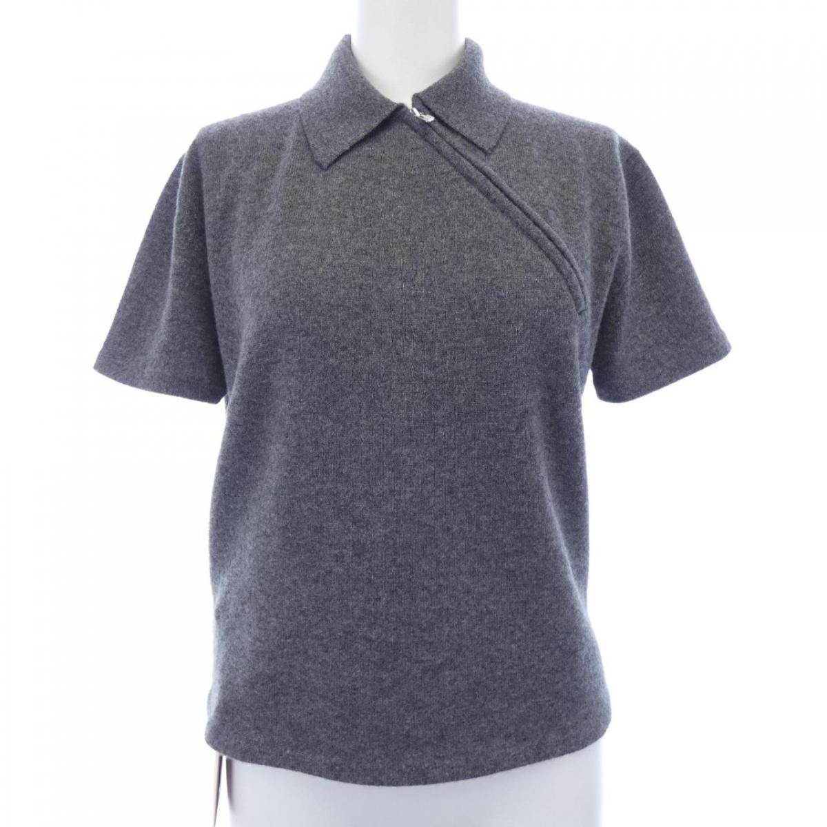 楽天市場】ミュウミュウ MIU MIU コットンピケ ポロシャツ【ネイビー