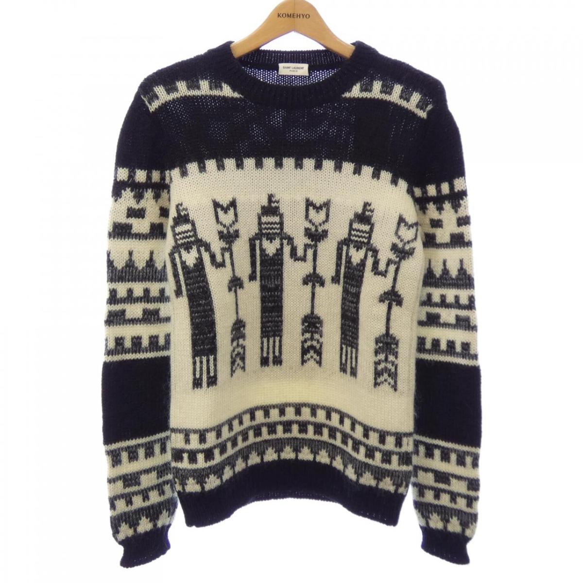 楽天市場】SAINT LAURENT PARIS 13aw NORDIC SWEATER サイズS 331127