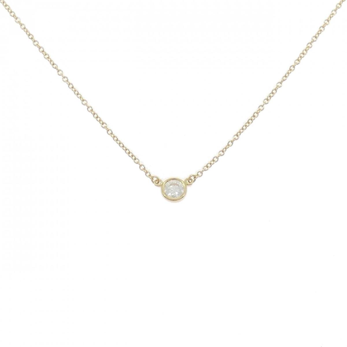 ティファニー バイザヤード ネックレス 0.20CT H VS2 3EXT【中古】