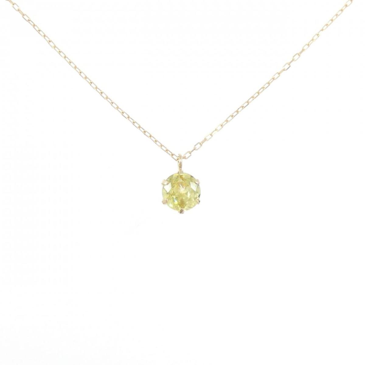 K18YG スフェーン ネックレス 0.23CT【中古】|KOMEHYO ONLINESTORE 店