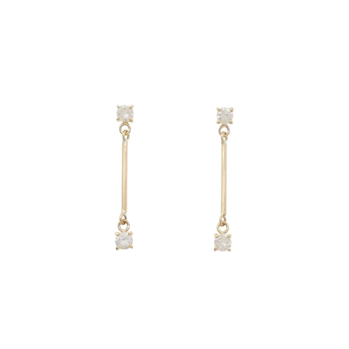 K18YG ダイヤモンド ピアス 0.30CT【中古】｜KOMEHYO ONLINESTORE 店