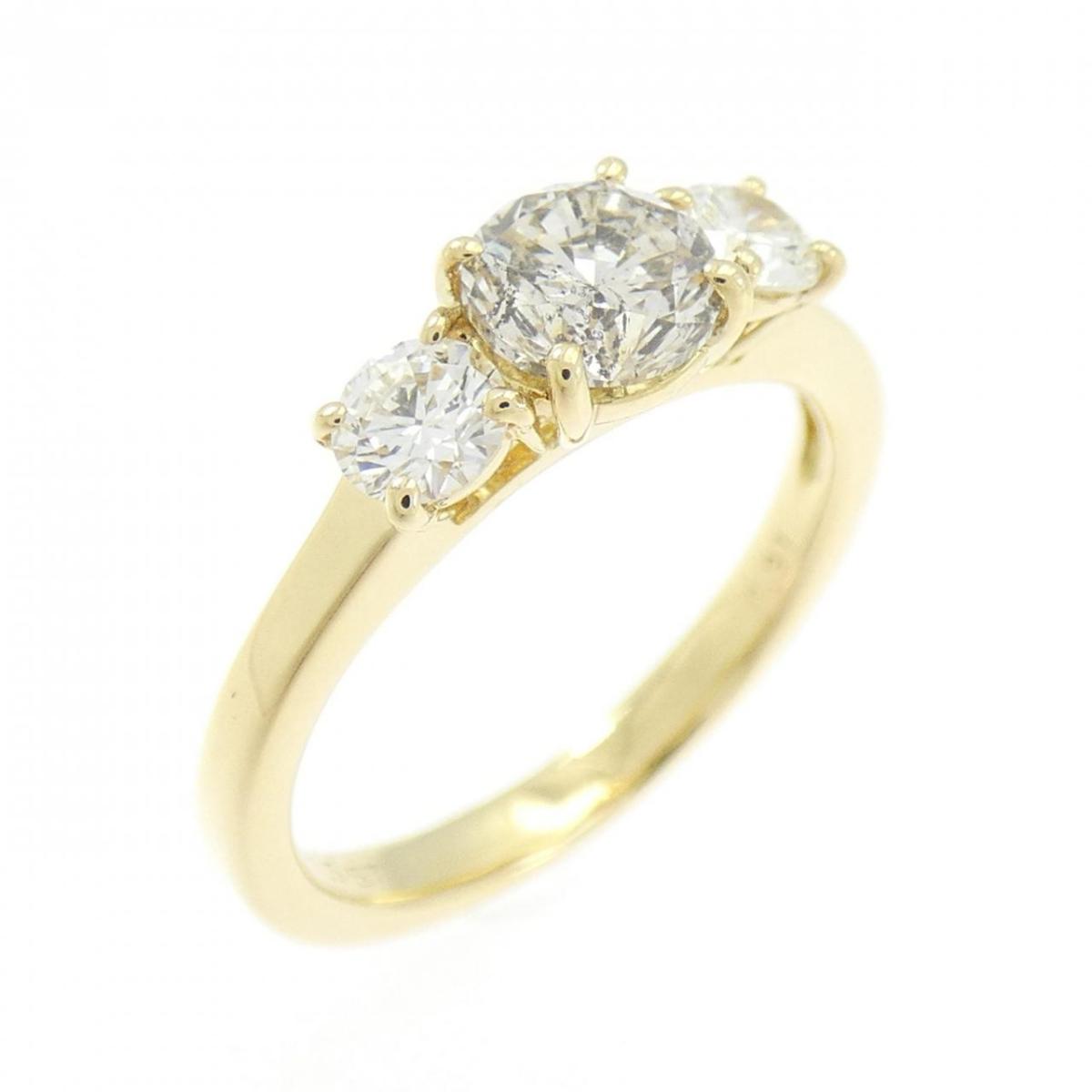K18YG ダイヤモンド リング 0.557CT【中古】