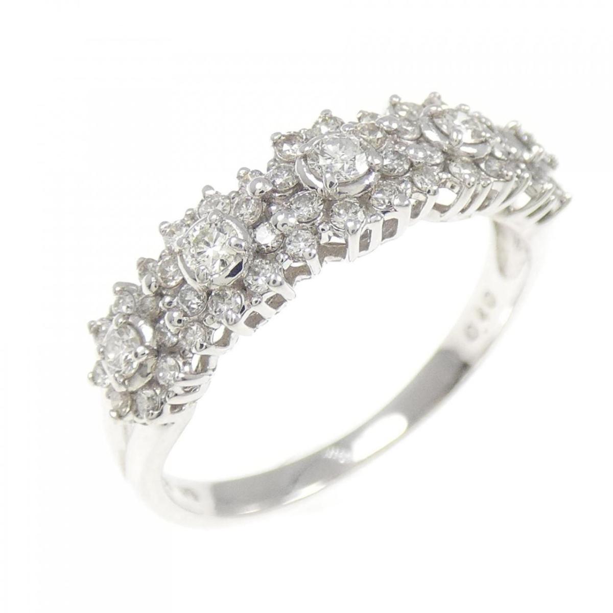 K18WG ダイヤモンド リング 0.40CT【中古】