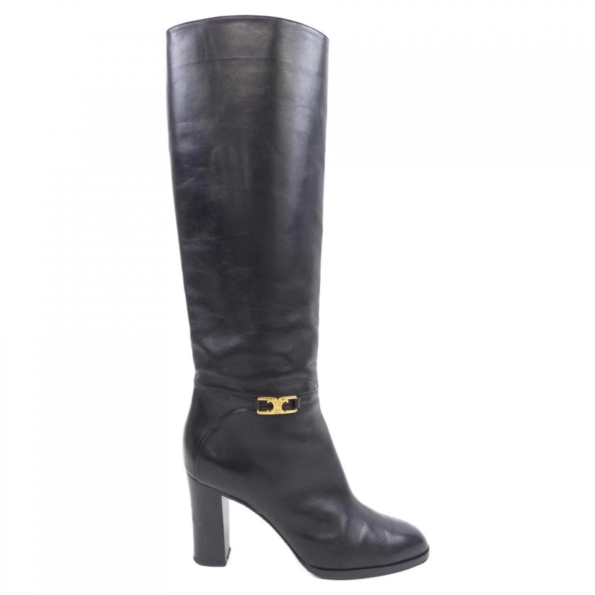 セリーヌ CELINE BOOT 85/CLAUDE 3W0093194C ロングブーツ【中古】