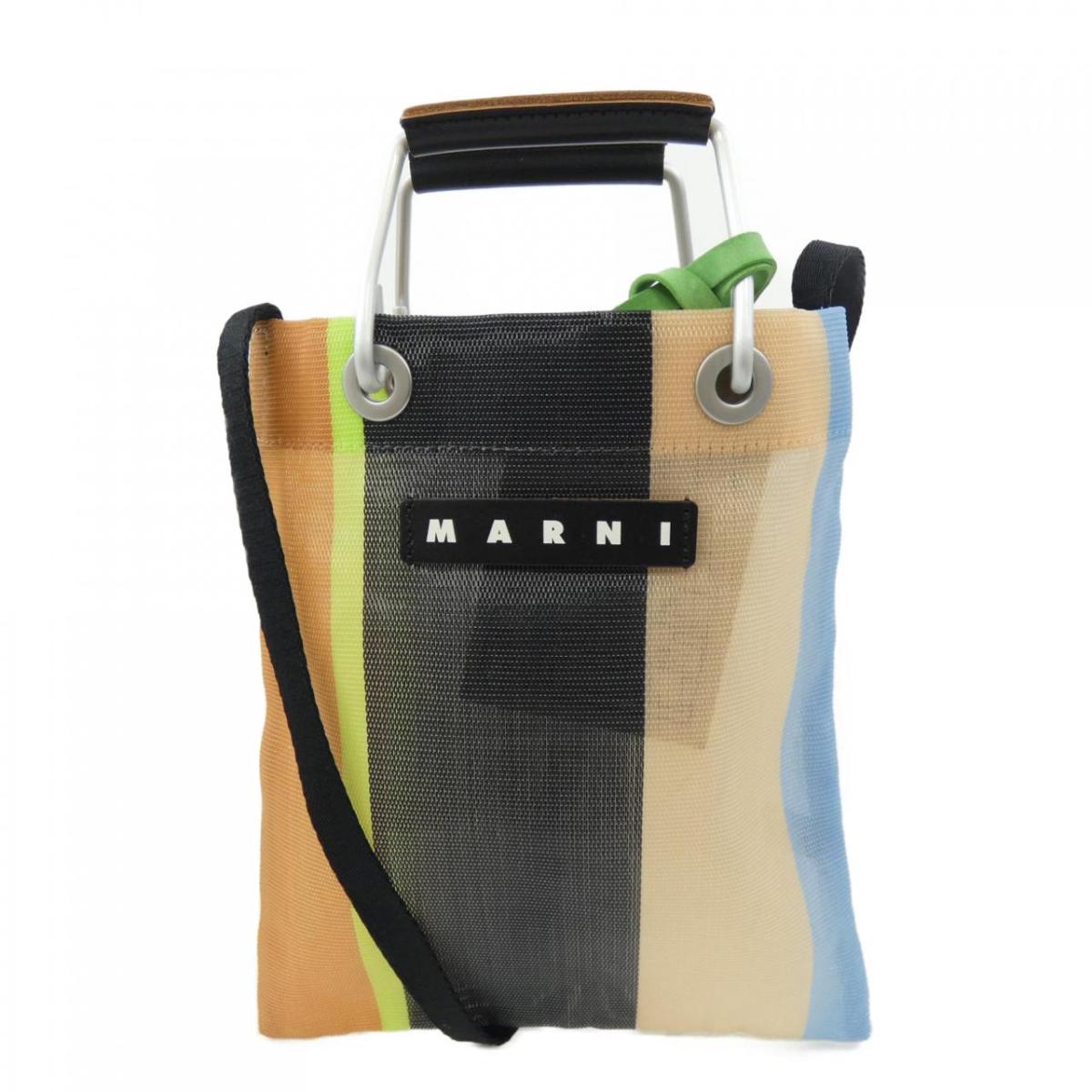マルニ MARNI MARNI MARKET STRIPE MINI SHOULDER SHMH0106A0 BAG【中古】