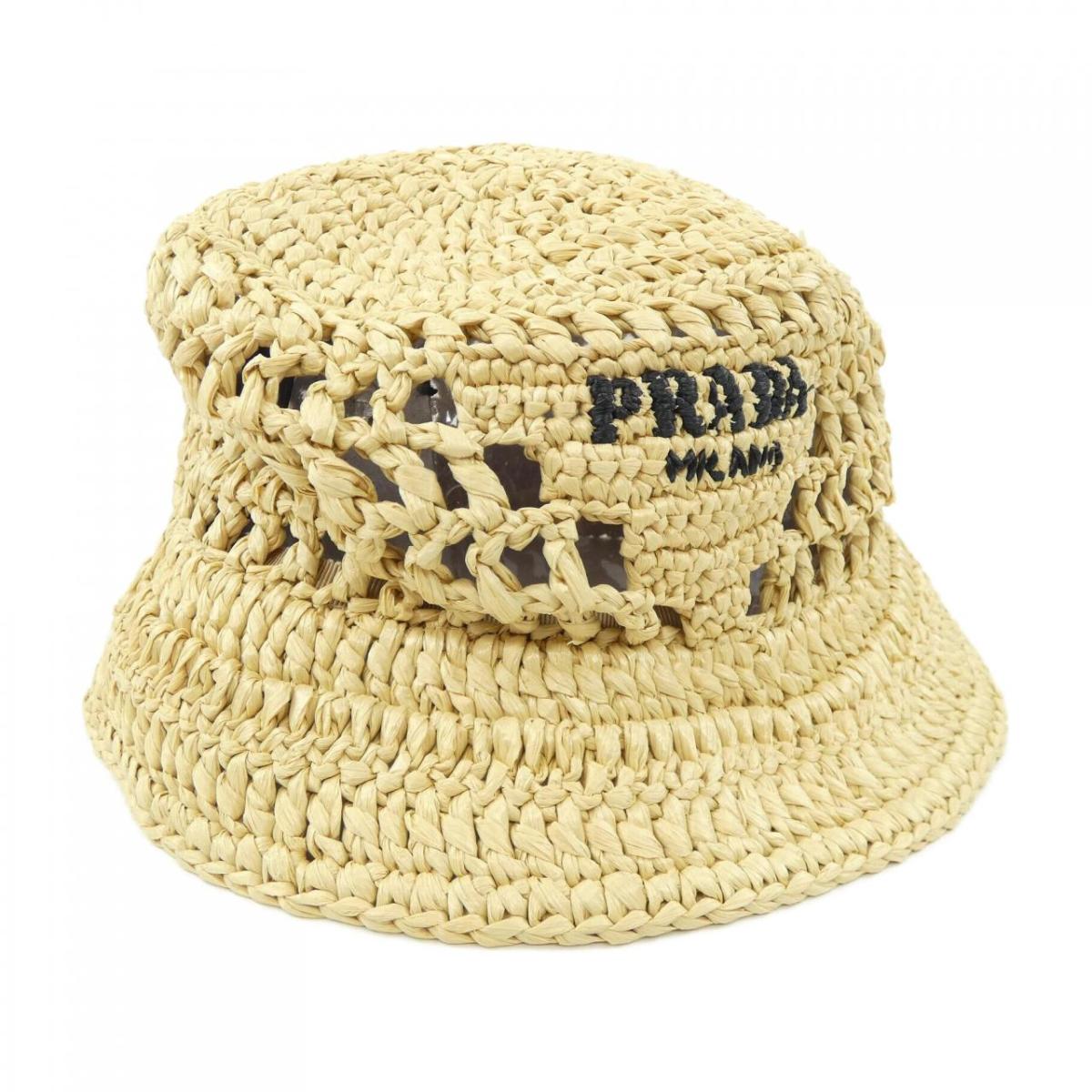 プラダ PRADA 1HC137 2A2T ハット【中古】