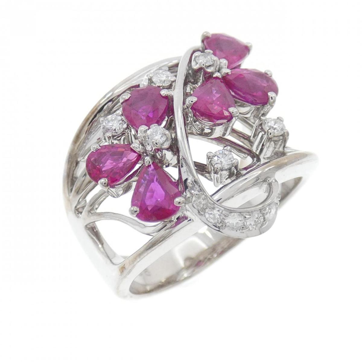 750WG ルビー リング 2.06CT【中古】 225,300円