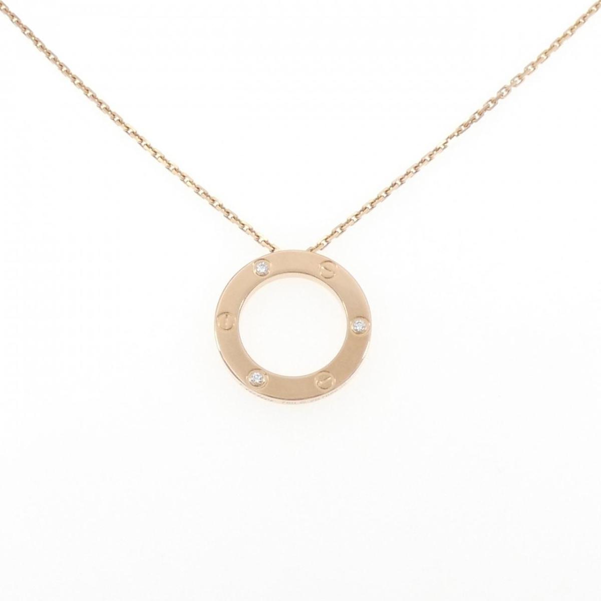 カルティエ ラブネックレス ハーフダイヤ ネックレス【中古】｜KOMEHYO ONLINESTORE 店