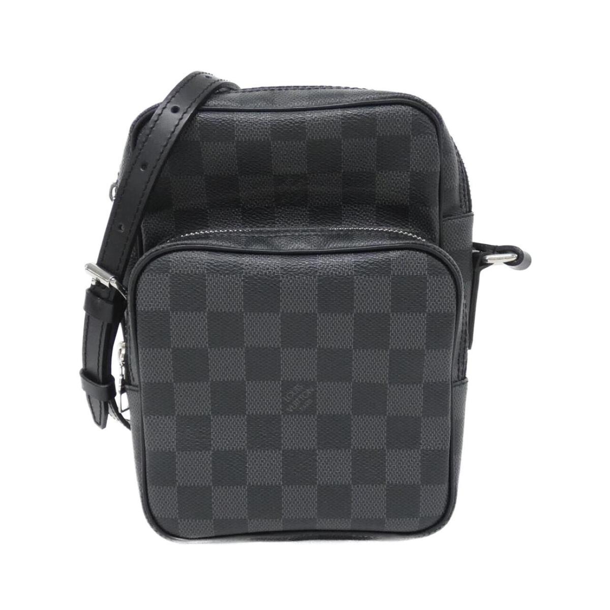 ルイヴィトン ダミエ グラフィット レム N41446 ショルダーバッグ【中古】 レディースバッグ-バッグ・小物・ブランド雑貨