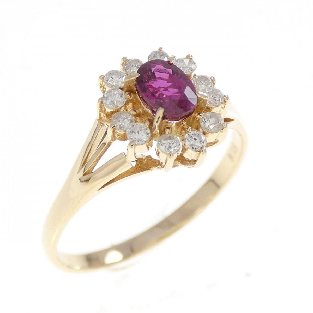 K18YG ルビー リング 0.36CT【中古】｜KOMEHYO ONLINESTORE 店