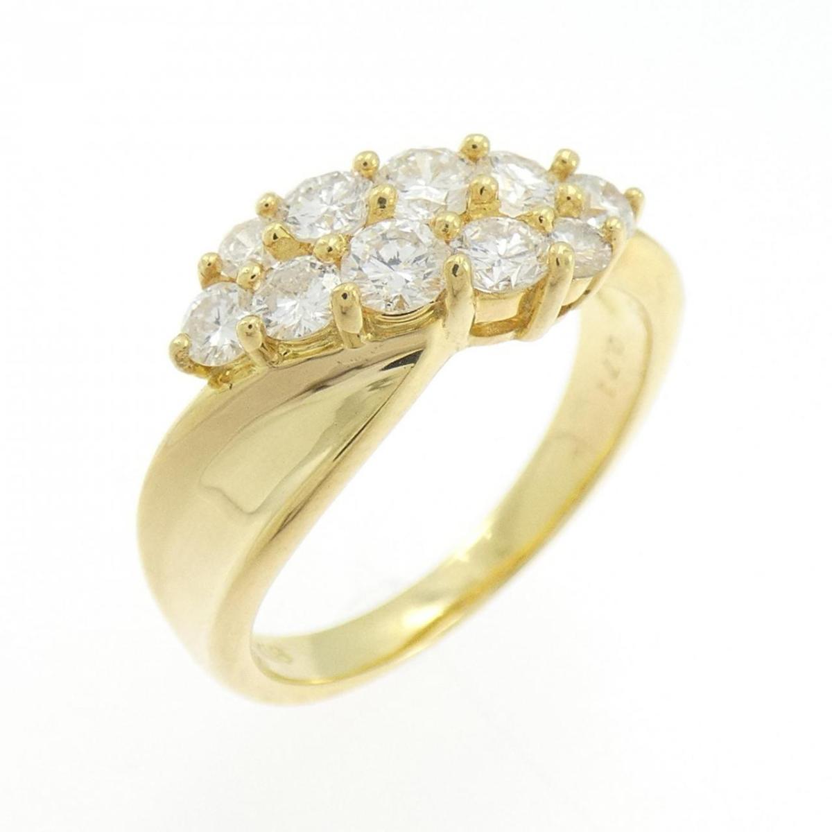 K18YG ダイヤモンド リング 0.71CT【中古】